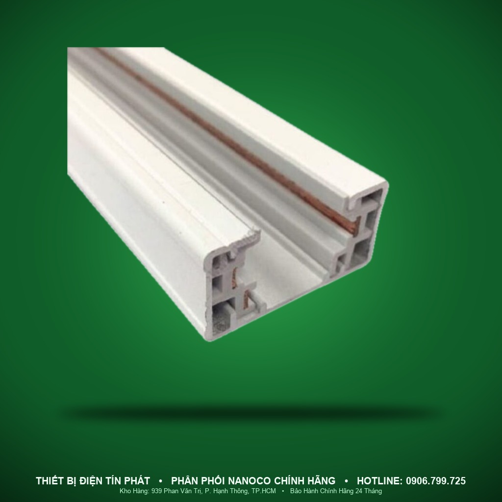 NTR-HR1W - NTR-HR1W – Thanh ray Track Light loại H 1m màu trắng - Nanoco