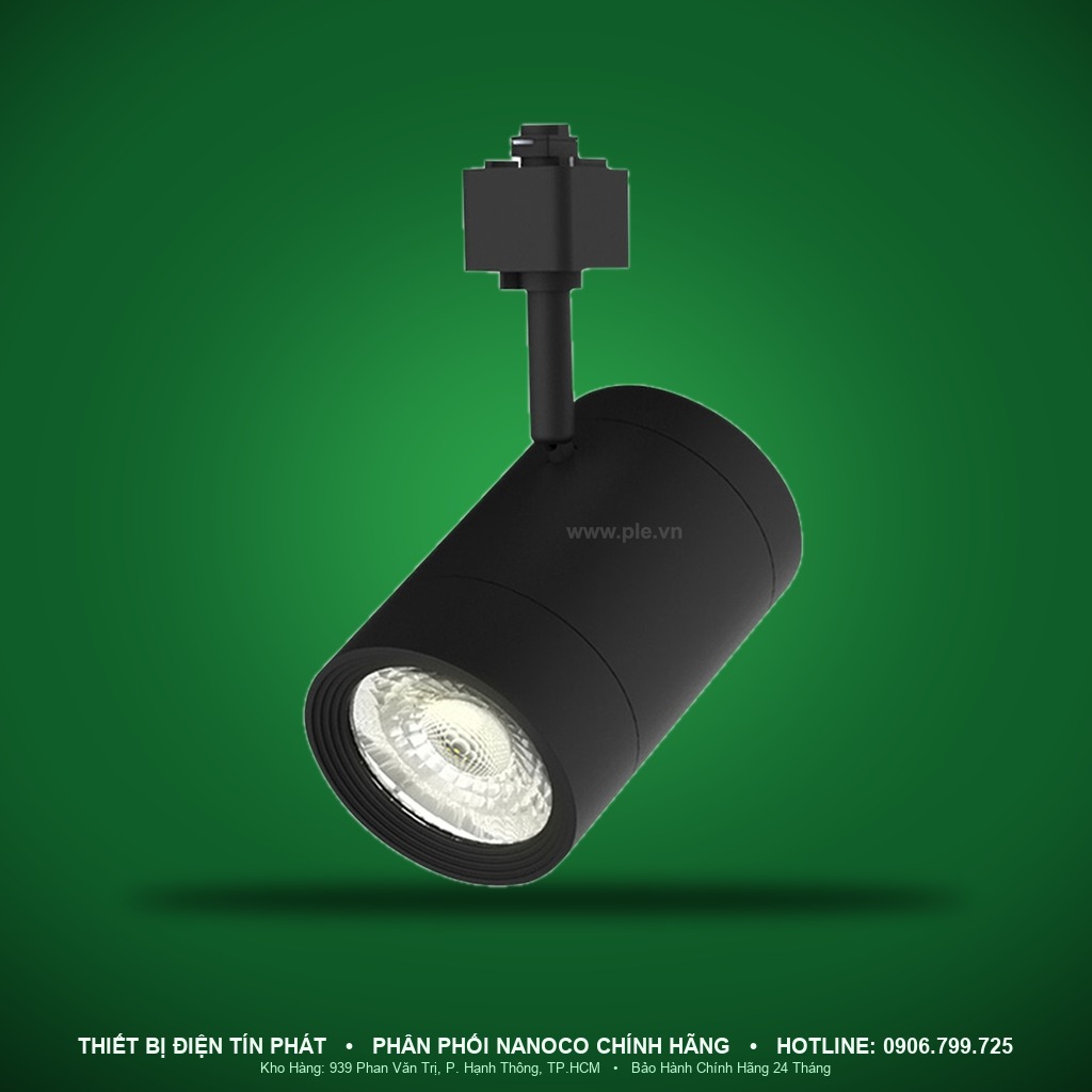 NTR073B - NTR073B – Đèn LED Track Light 7W 3000K thân đen - Nanoco