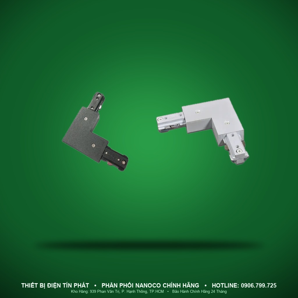 NTRE-LCB - NTRE-LCB – Khớp nối chữ L ray T2 màu đen - Nanoco