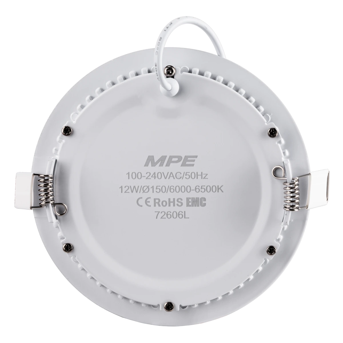 Đèn LED Panel Âm Trần Nhôm Mặt Tròn MPE RPL-12ST 12W Phi Nhỏ Ánh sáng trắng