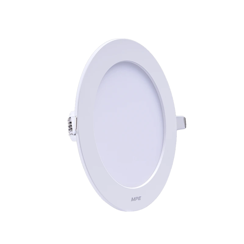 Đèn LED Panel Âm Trần Nhựa PC Mặt Tròn MPE RPL3-9ST 9W Phi Nhỏ Ánh sáng trắng