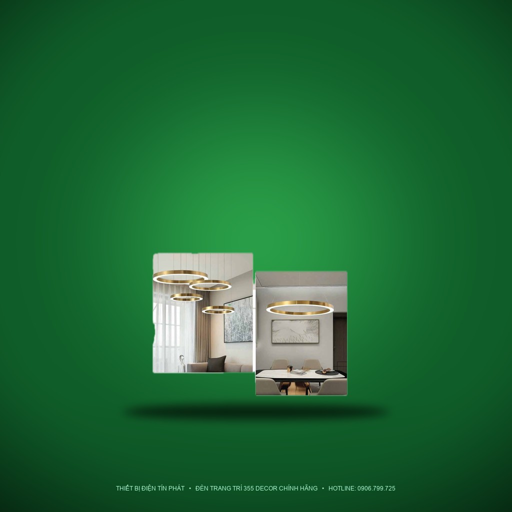 THD7039 XI VÀNG ĐỒNG - Đèn Trang Trí 355 DECOR THD7039 XI VÀNG ĐỒNG