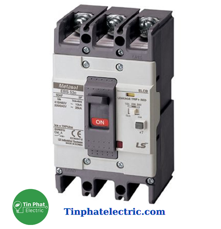 TP-11096 - Cầu dao điện MCCB (APTOMAT) loại khối 3 Pha - ABN53c ( LS )
