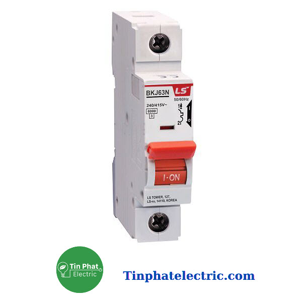 TP-11109 - Cầu dao điện loại tép MCB (gắn trên thanh ray) - LS BKJ63N 1P