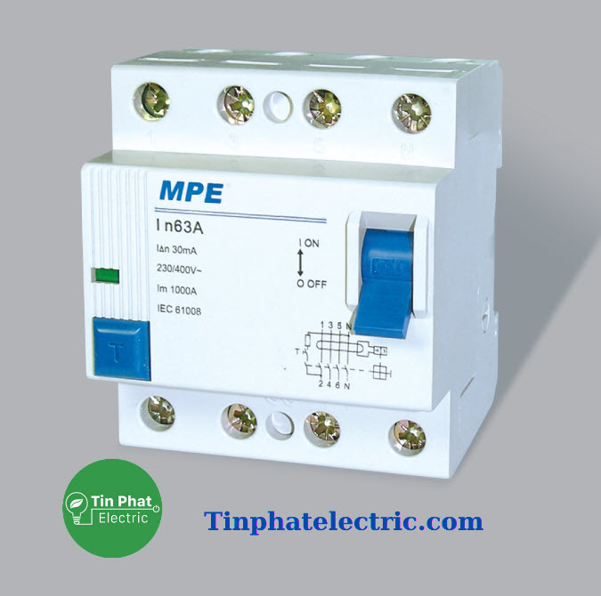 TP-11205 - Cầu Dao Bảo Vệ Dòng Rò (RCCB) - 4 cực ( MPE )