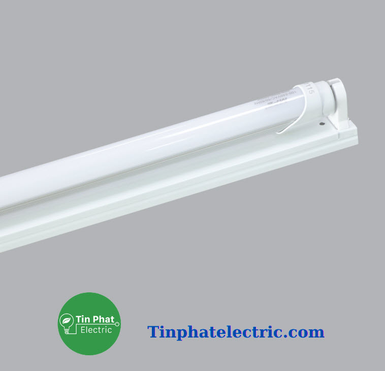 TP-12646 - Bộ máng đèn Batten Led Tube siêu mỏng nhôm LT8 bóng đơn MPE ( 6 tấc (0,6m) & 10W, 1m2 & 20W ) - Ánh sáng Trắng, Vàng