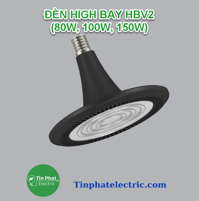 TP-12910 - ĐÈN HIGH BAY HBV2 (80W, 100W, 150W) - Ánh sáng Trắng 6800k