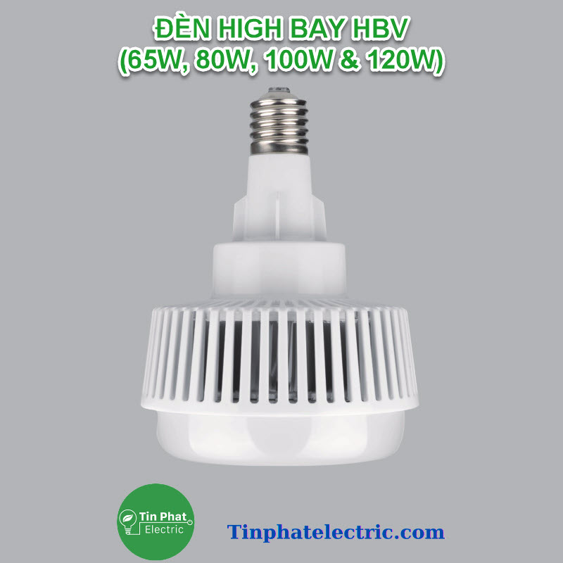 TP-12926 - Đèn LED Nhà Xưởng High Bay HBV (65W, 80W, 100W & 120W) - Ánh Sáng Trắng 6800K