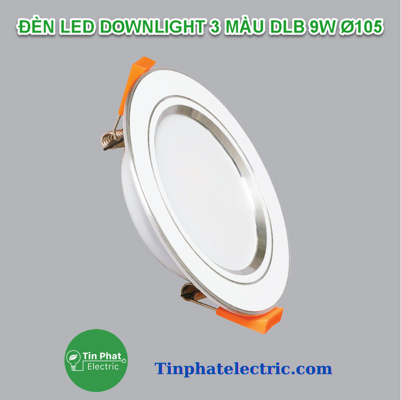 TP-13159 - ĐÈN LED DOWNLIGHT 3 MÀU DLB 9W Ø105