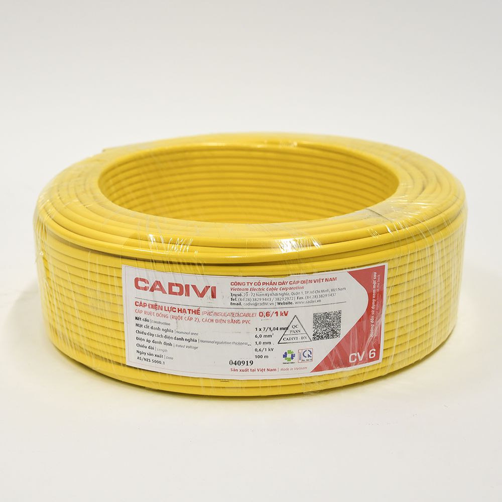 TP-5589 - Dây điện Cadivi CV 6.0