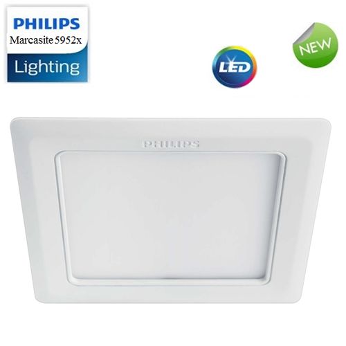 TP-6333 - Đèn led âm trần vuông 9W Marcasite 59526 Philips