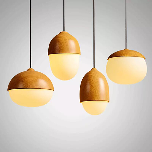TP-6492 - Đèn Thả Gỗ Hiện Đại