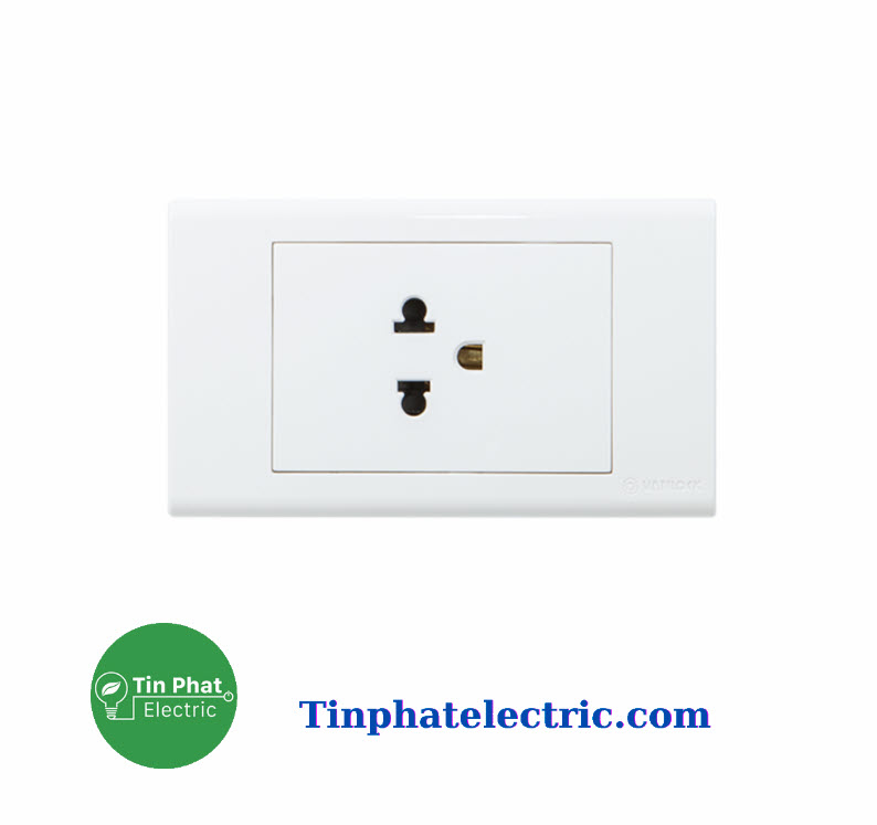TP-8668 - Ổ Cắm S18UE ( Ổ cắm đơn 3 chấu 16A-250VAC - Sino Vanlock )