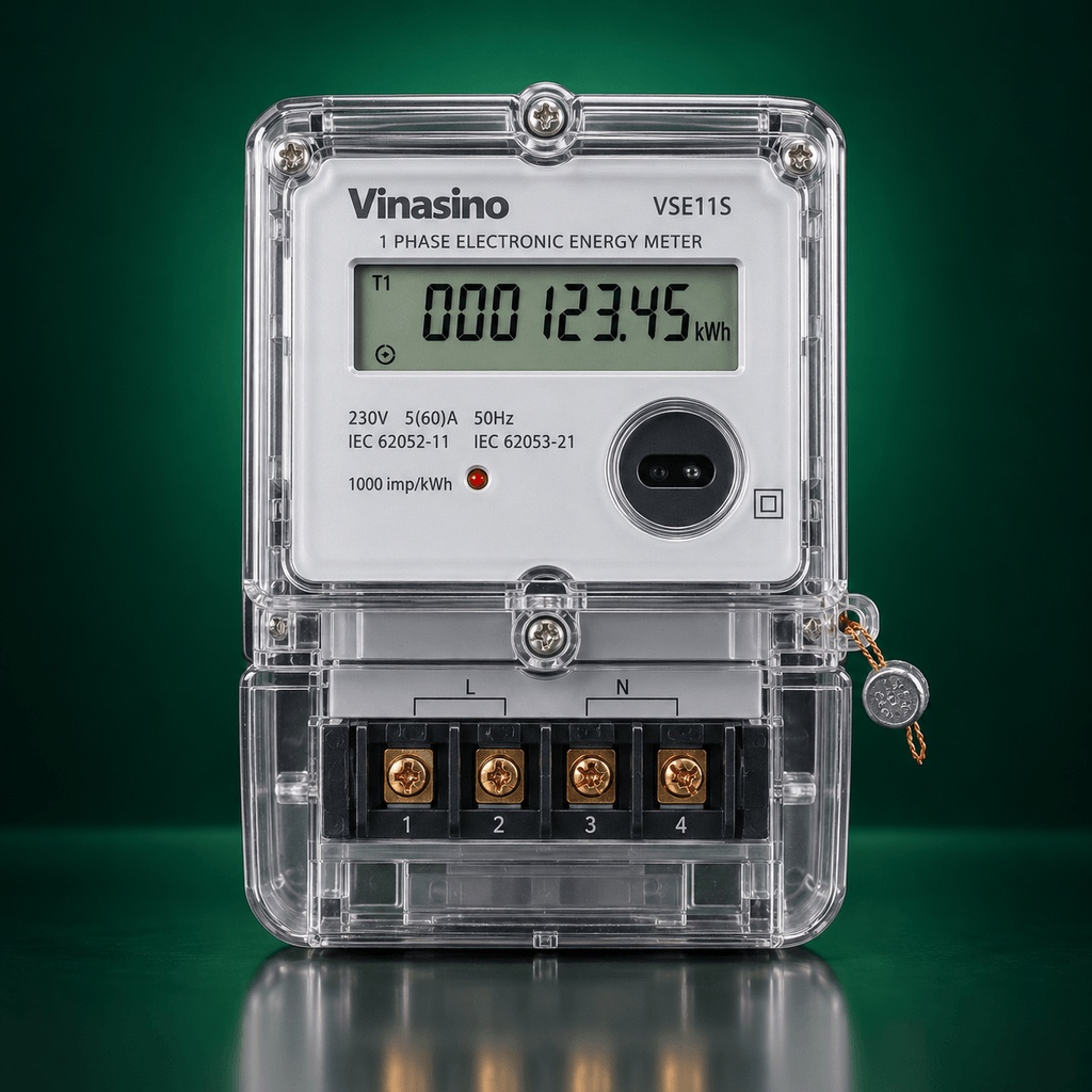 VSE1T-510B - VSE1T-510B – Công tơ gián tiếp 2 chiều 5(10)A – VINASINO