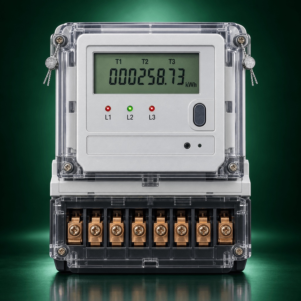 VSE3T-10W1 - VSE3T-10W1 – Công tơ 3 pha trực tiếp 10(100)A – VINASINO