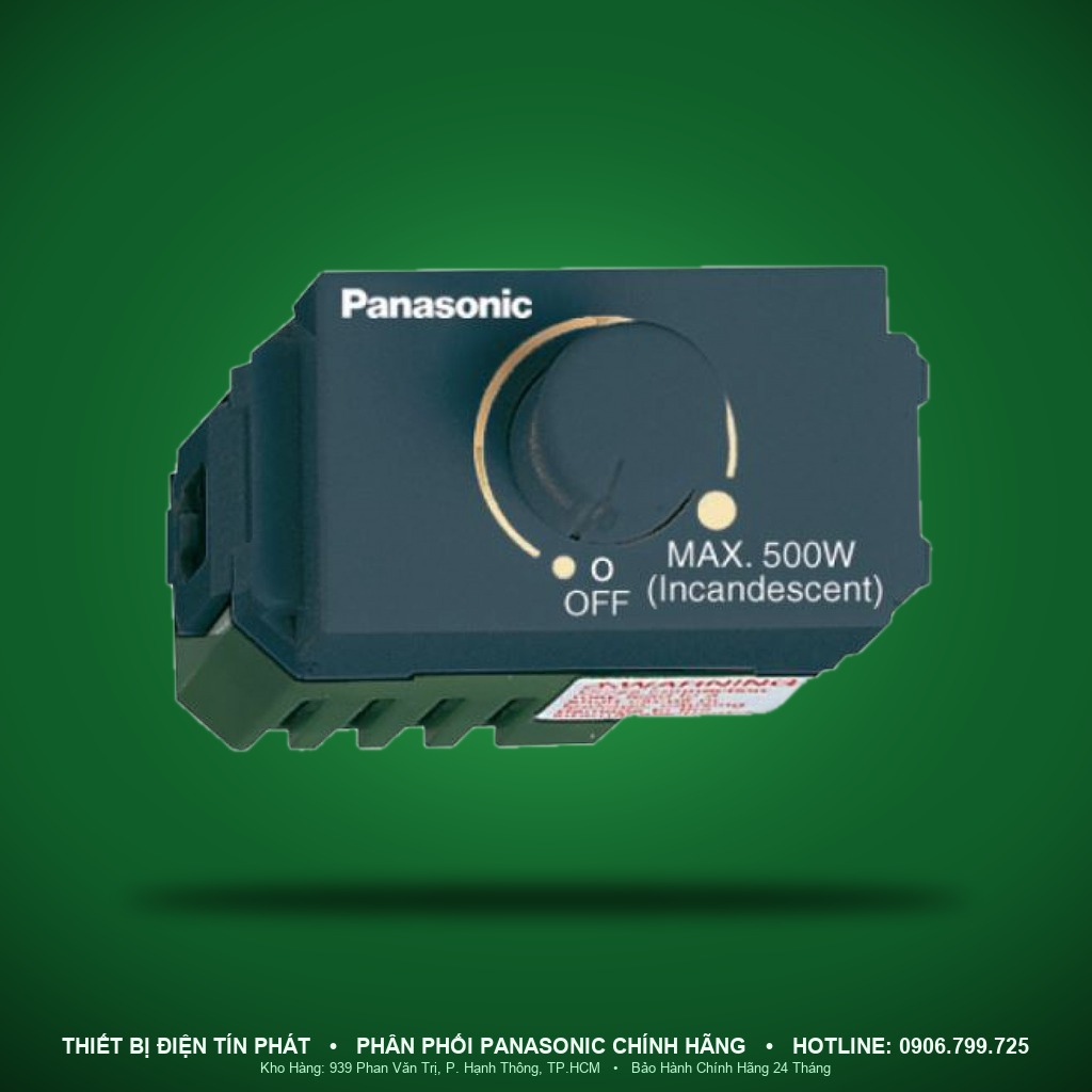 WEG57515H - WEG57515H – Bộ điều chỉnh độ sáng đèn sợi đốt, màu xám đậm – Wide – Panasonic