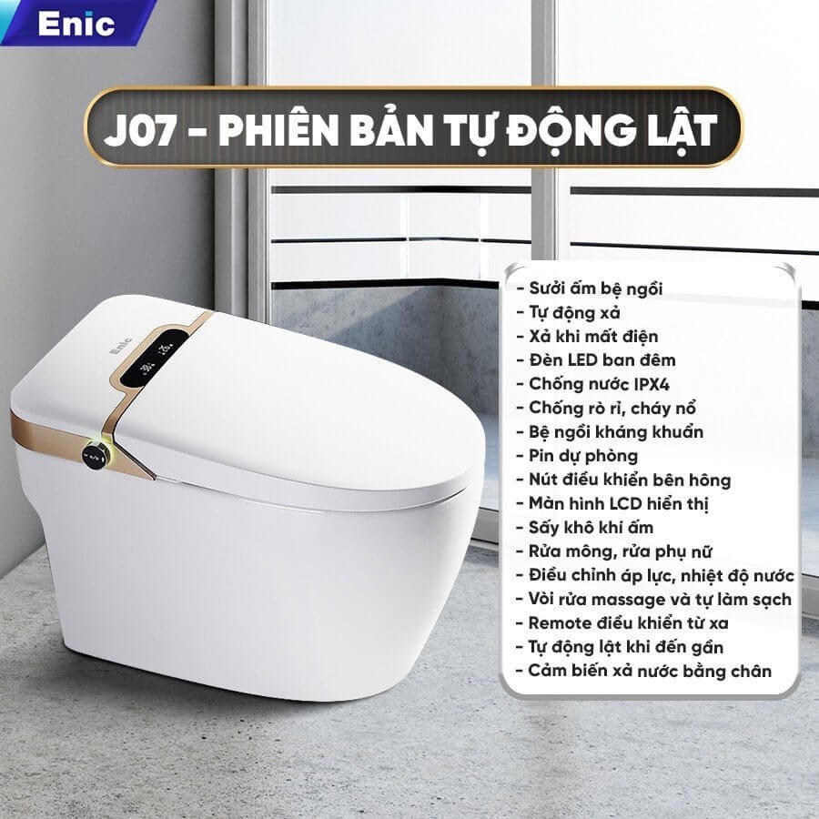 Bồn cầu thông minh Enic Smart J