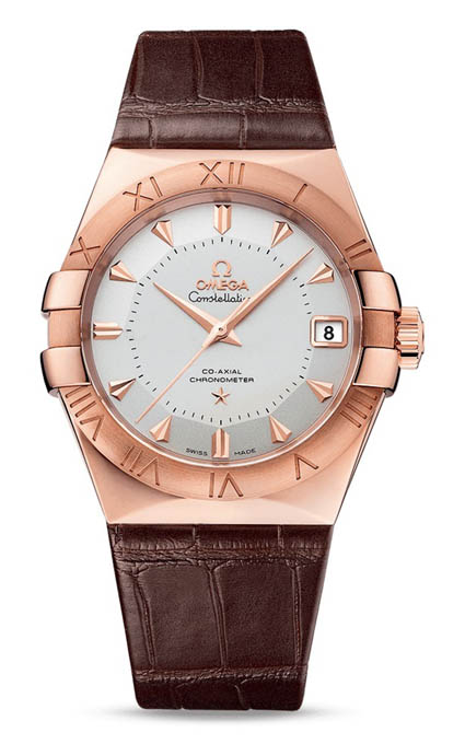 Omega CONSTELLATION AUTOMATIC SILVER DIAL UNISEX WATCH 12353382102001, 38MM