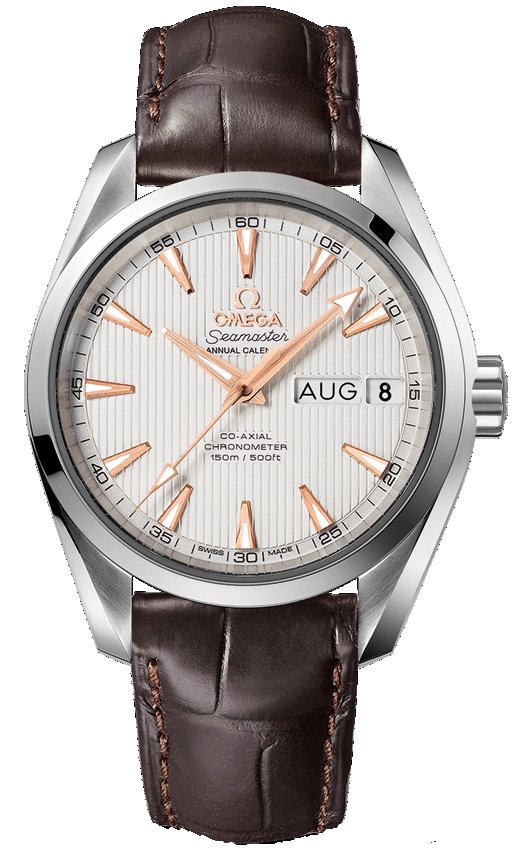SEAMASTER AQUA TERRA 150M OMEGA CO-AXIAL 18K RED GOLD HANDS MEN'S WATCH 231.13.39.22.02.001, 38.5MM