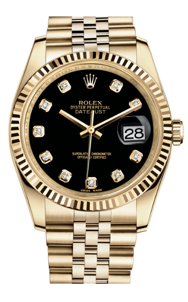 ROLEX DATEJUST OYSTER YELLOW GOLD 116238-0067, 36MM