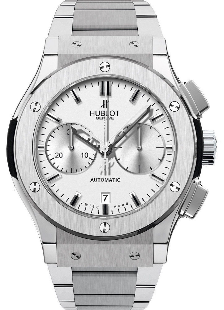 HUBLOT CLASSIC FUSION CHRONO TITANIUM OPALIN BRACELET 45MM