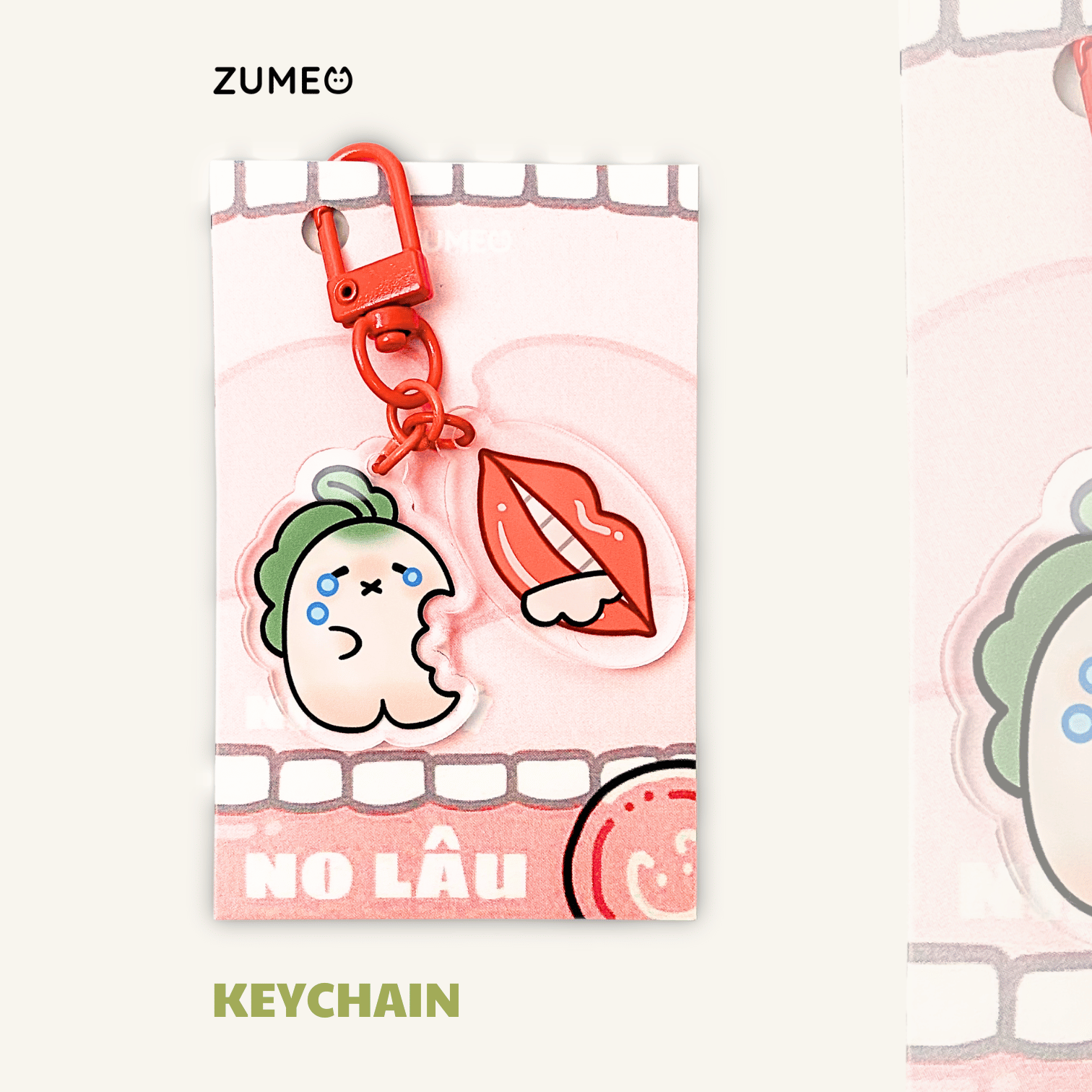 Móc khóa Củ Cải - Nhai Kỹ No Lâu