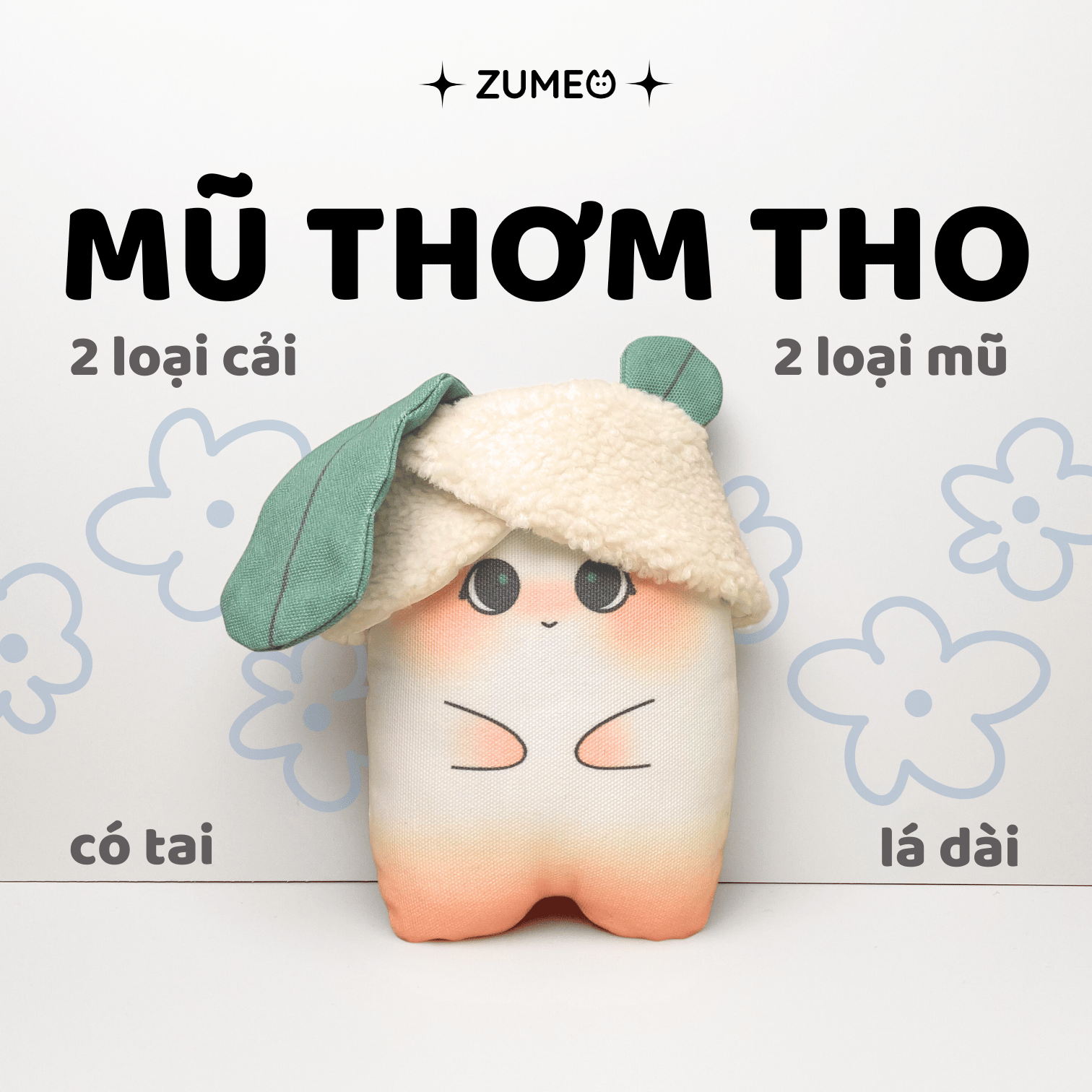 Phụ kiện Củ Cải - Mũ Thơm Tho