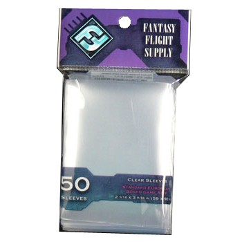 Fantasy Flight Card Sleeves - Standard Euro Board Game Size (50)