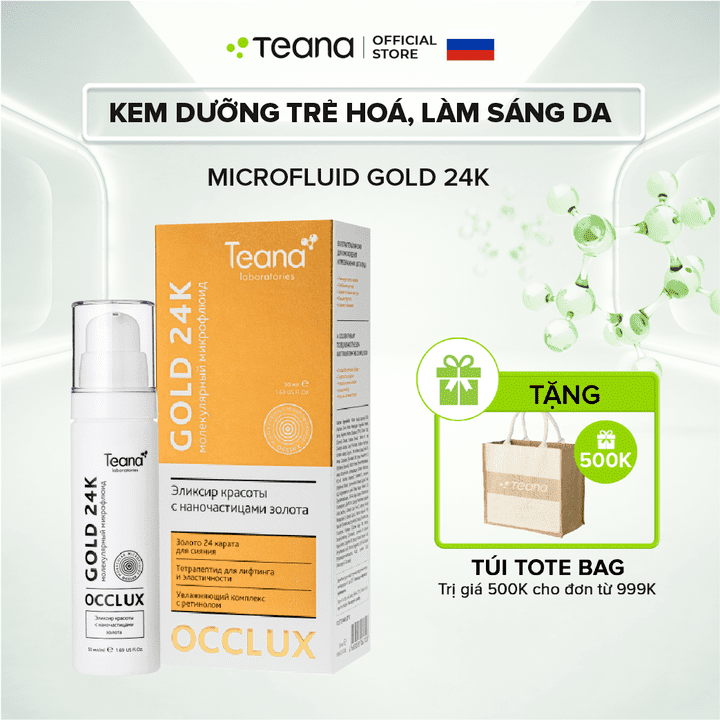 Kem dưỡng Teana Occlux  Molecular Microfluid Gold 24K