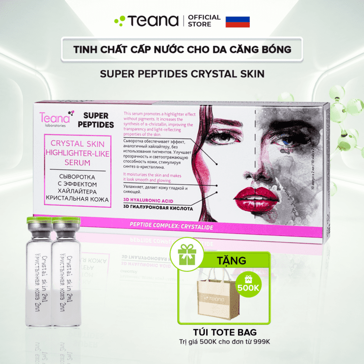 Serum Teana Super Peptides Crystal Skin Highlighter-Like