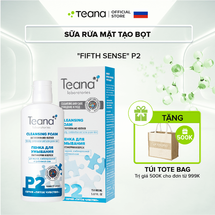 Sữa rửa mặt tạo bọt Teana 