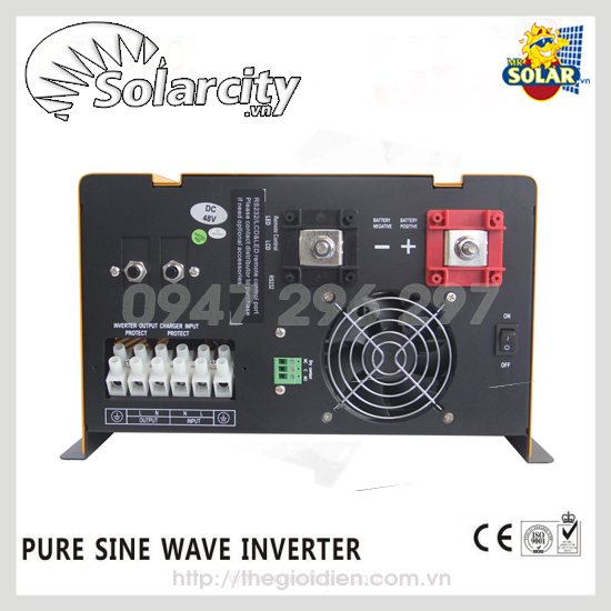 KÍCH ĐIỆN SIN CHUẨN 6000W / 24V LCD INVERTER POWER RP