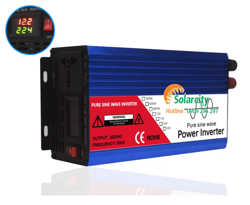 INVERTER KÍCH ĐIỆN SIN CHUẨN POWER 1800W-24V