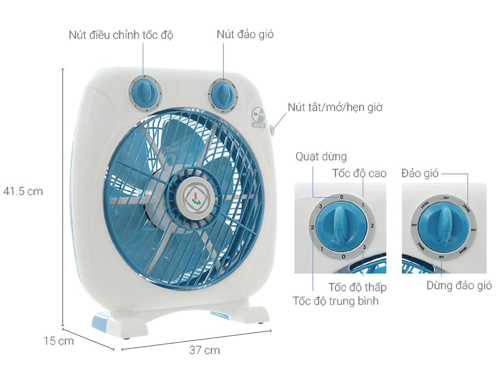 Quạt hộp ASIAvina - F12004