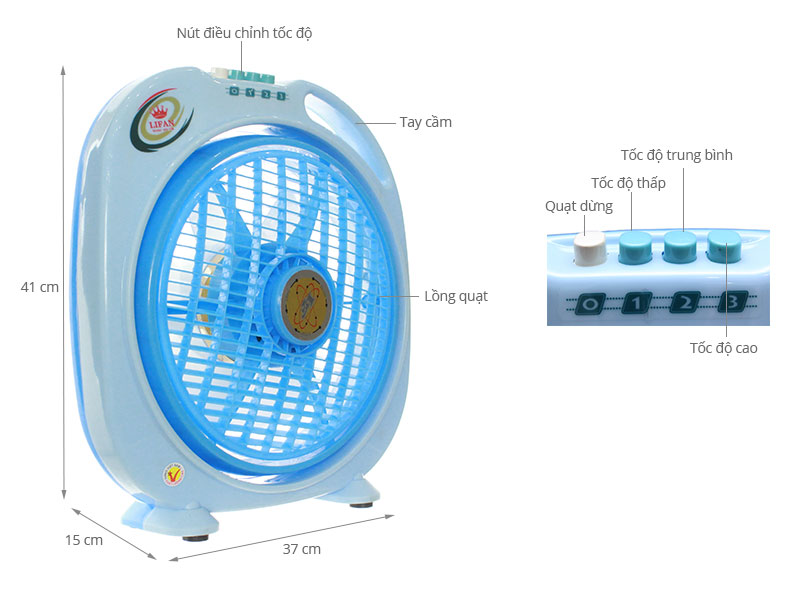 Quạt hộp Lifan HV-138