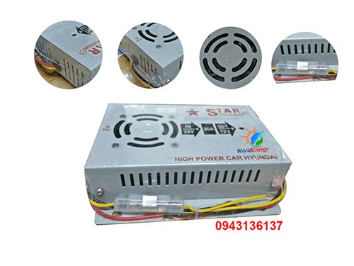 Bộ đổi nguồn 24VDC-12VDC (30A)