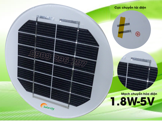 Tấm Pin Solarcity 1.8W