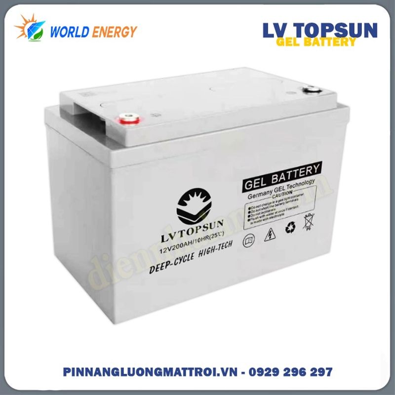 Acquy Gel LVTOPSUN 12V-200Ah