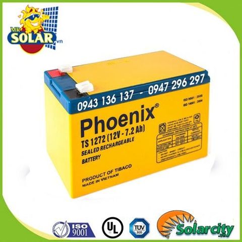 ẮC QUY PHOENIX 12V-7.5AH (TS1275) - Vàng