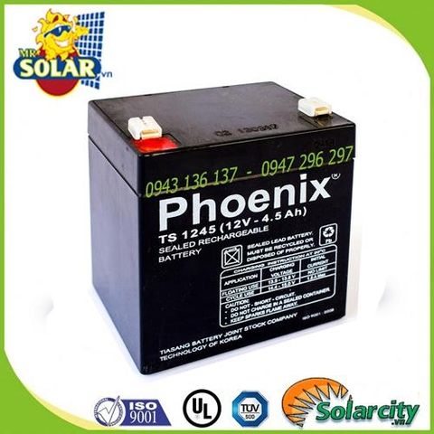 ẮC QUY KÍN KHÍ PHOENIX 12V-4,5Ah (TS1245)