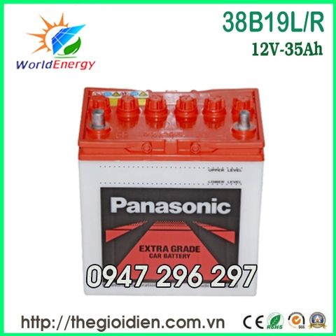 Ắc quy Panasonic 12v – 35Ah (38B19L/R)