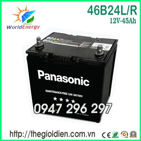 Ắc quy Panasonic 12V-45Ah (46B24L/R)