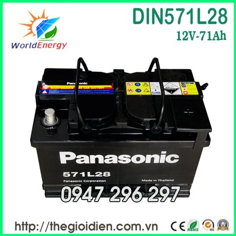 Ắc quy Panasonic 12V-71Ah (DIN 571L28)