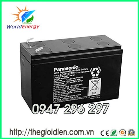 Ắc quy Panasonic 12V-7.5Ah