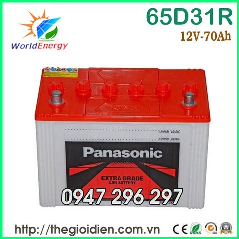 Ắc quy Panasonic 12v – 70Ah (65D31R)