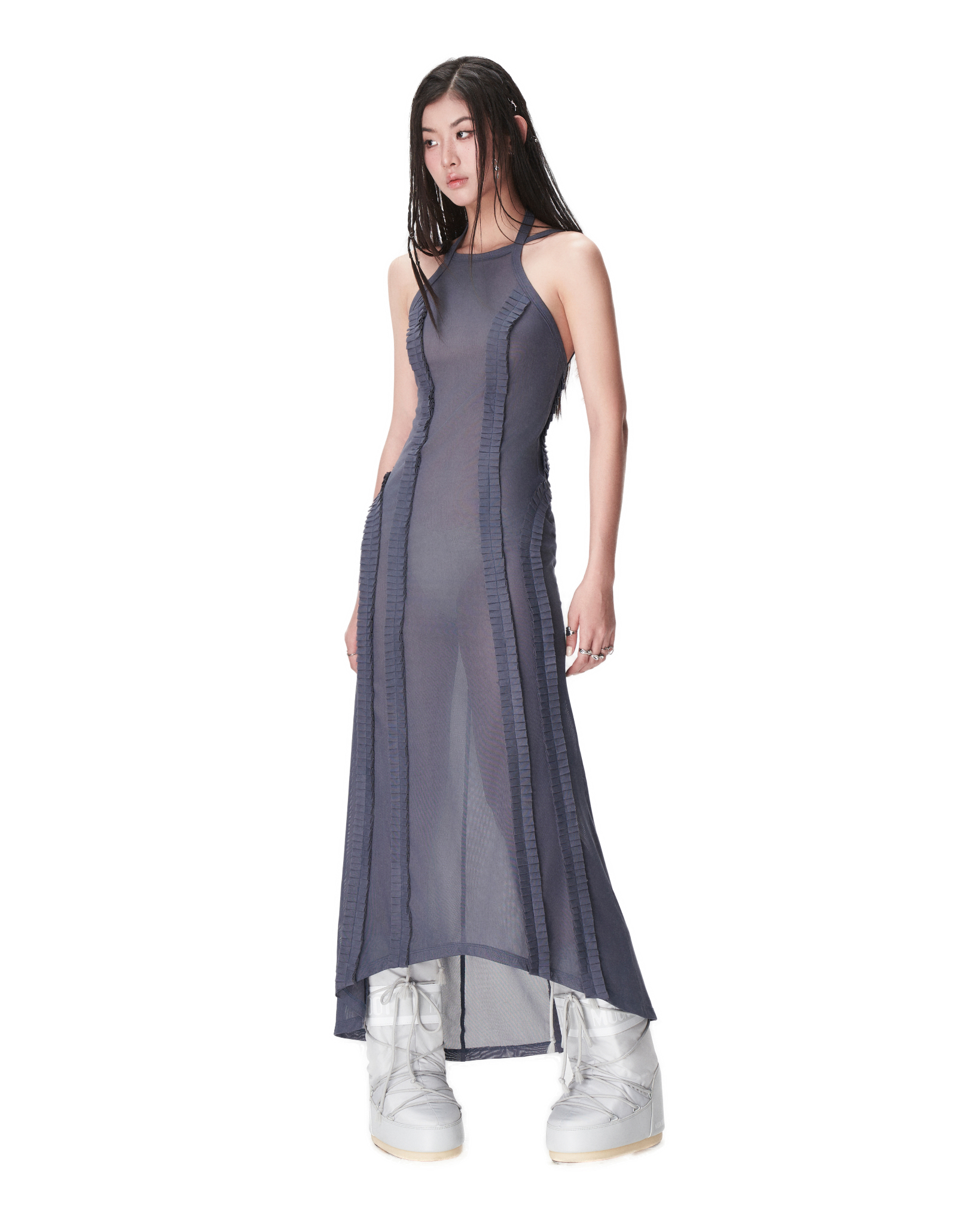 DIAMANTA SHEER DRESS