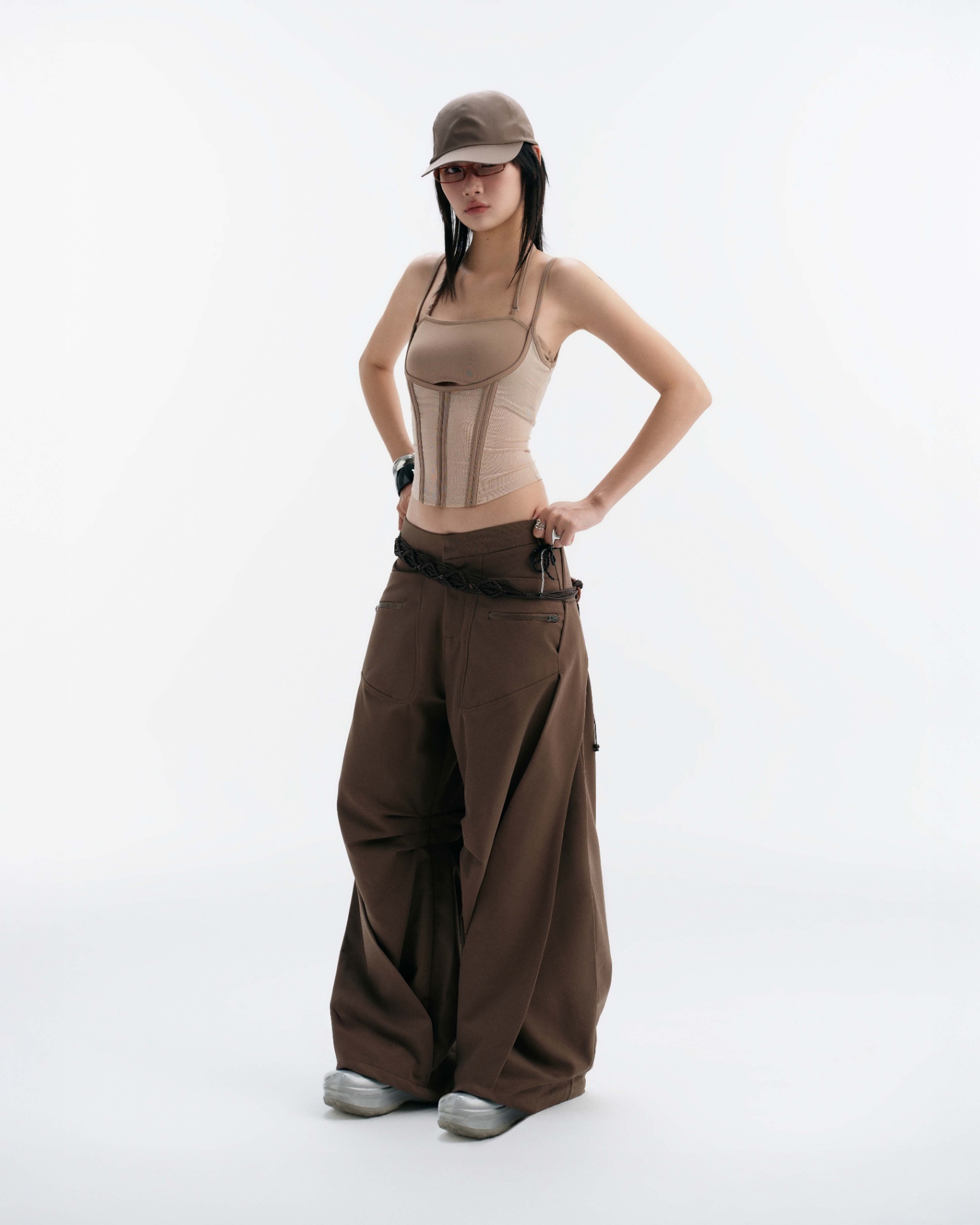 MELIOS MESH TOP (BEIGE)