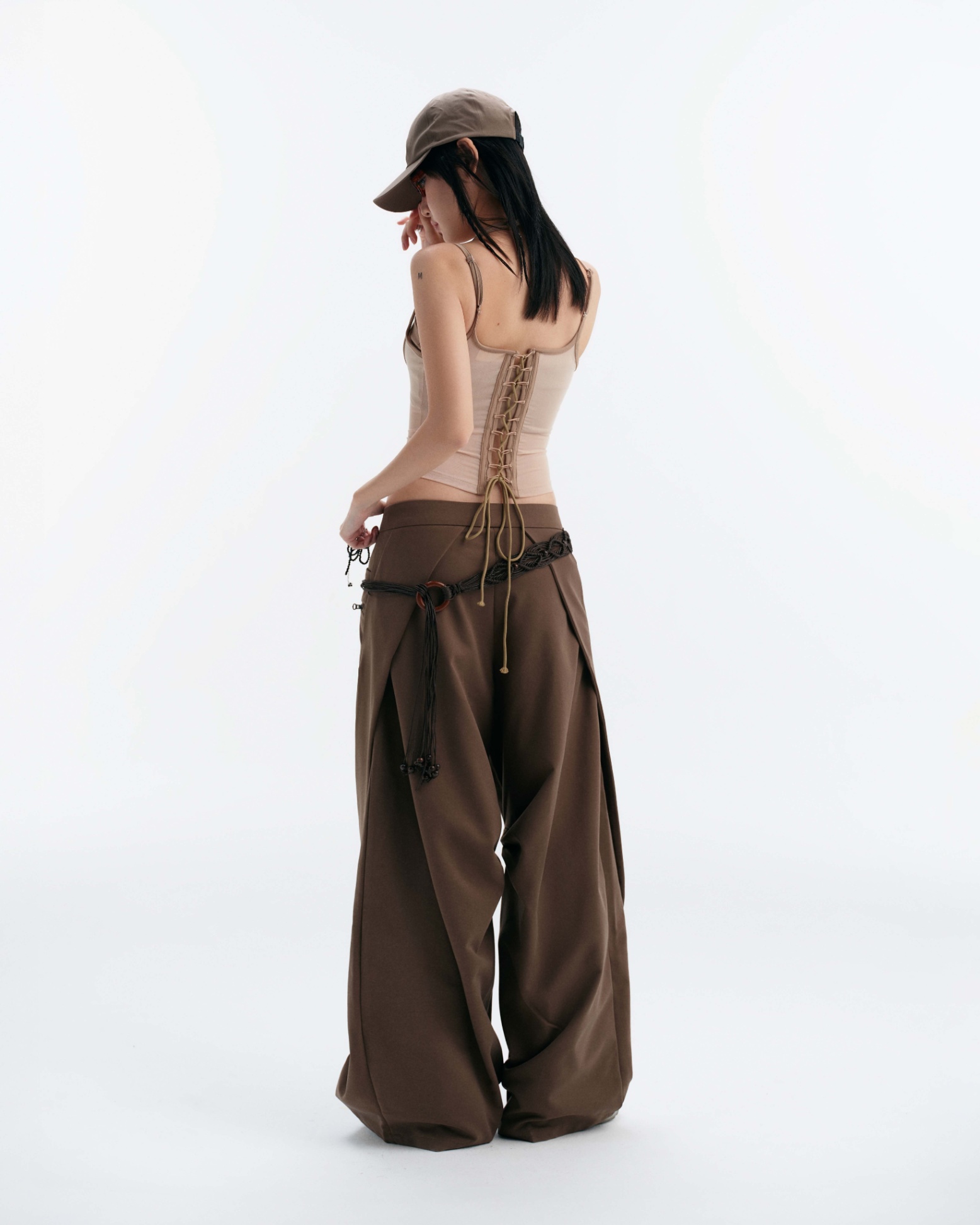 MELIOS MESH TOP (BEIGE)