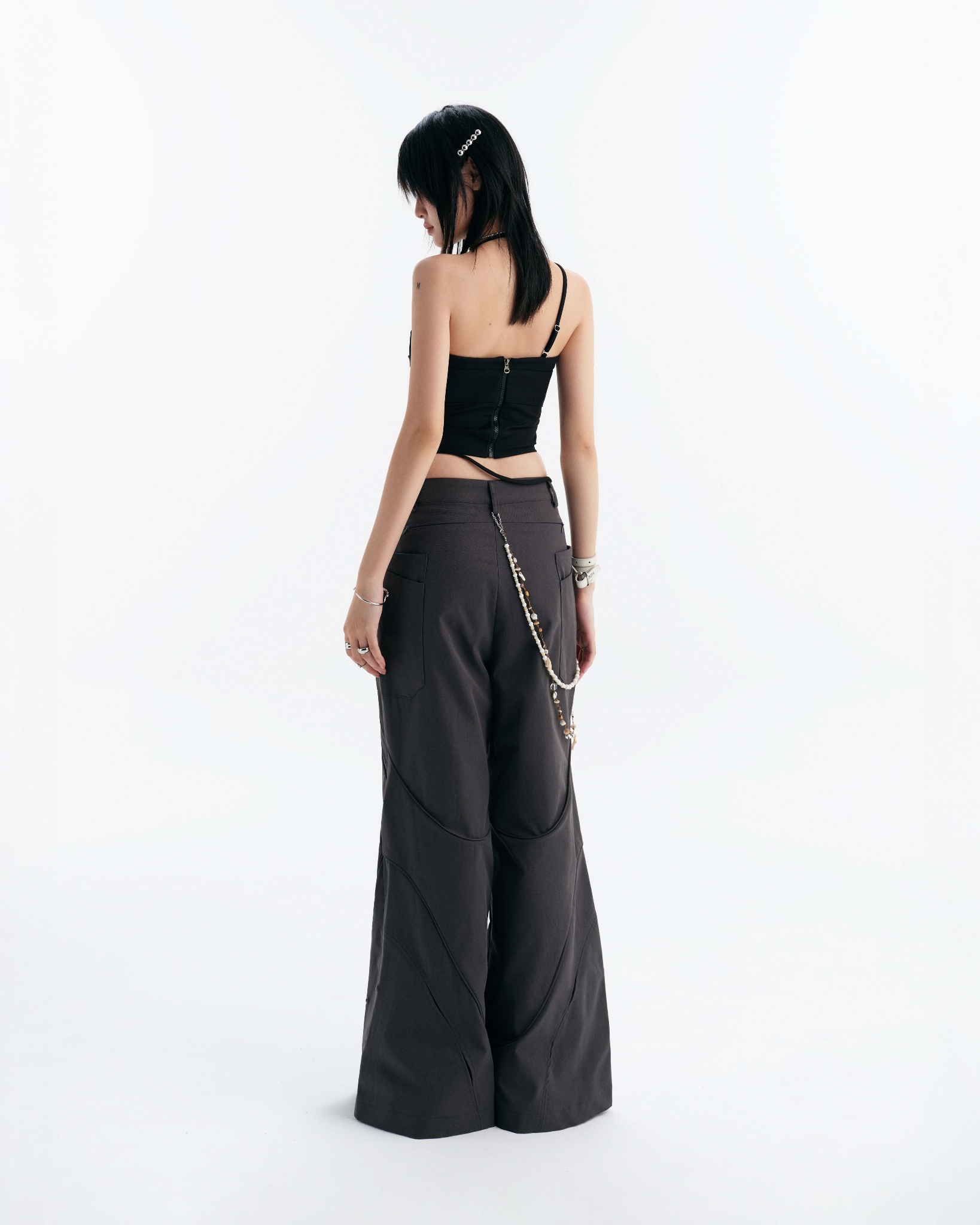 LULLABY HALTER TOP (BLACK)