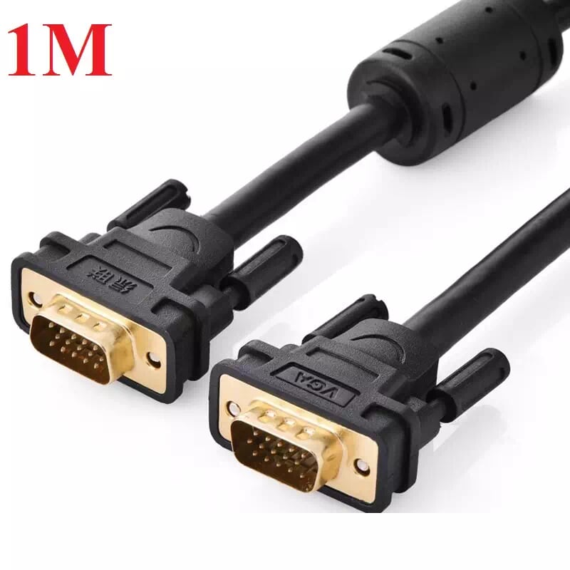 Ugreen 11673 1M màu Đen Cáp tín hiệu 2 đầu VGA VG101